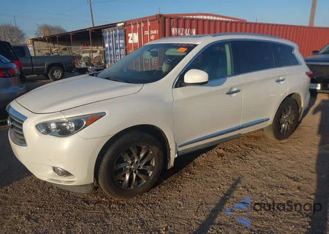 2013 Infiniti Jx35 z USA, uszkodzony, nr VIN 5N1AL0MN8DC353605